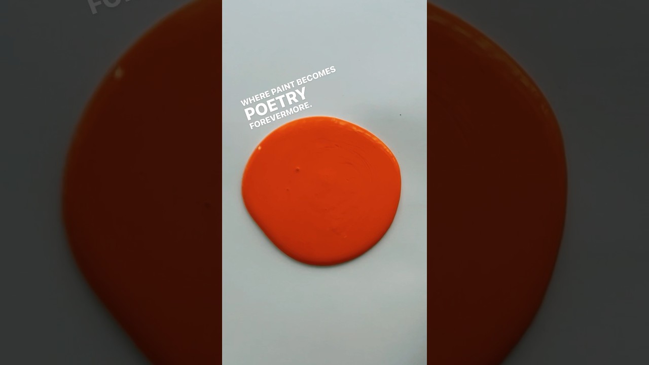 Poetry in orange? 