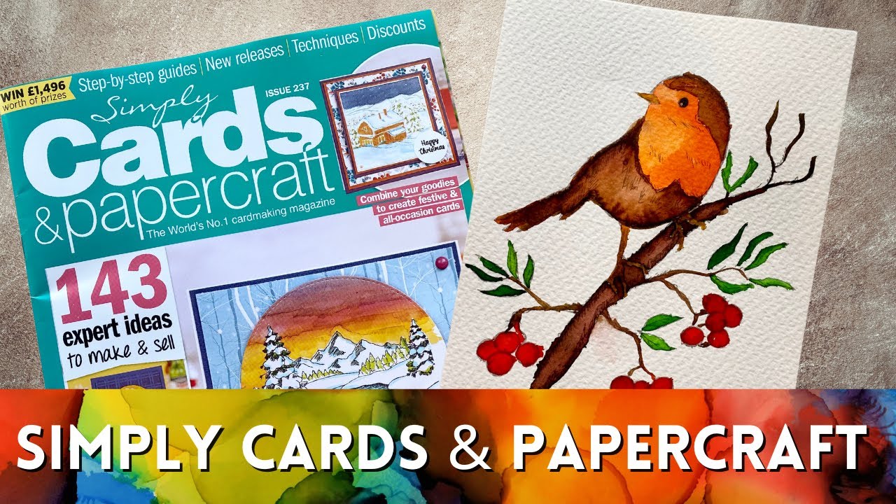 NEW Simply Cards & Papercraft // Issue 237 // Winter Woodland // Paper Ink Stamp