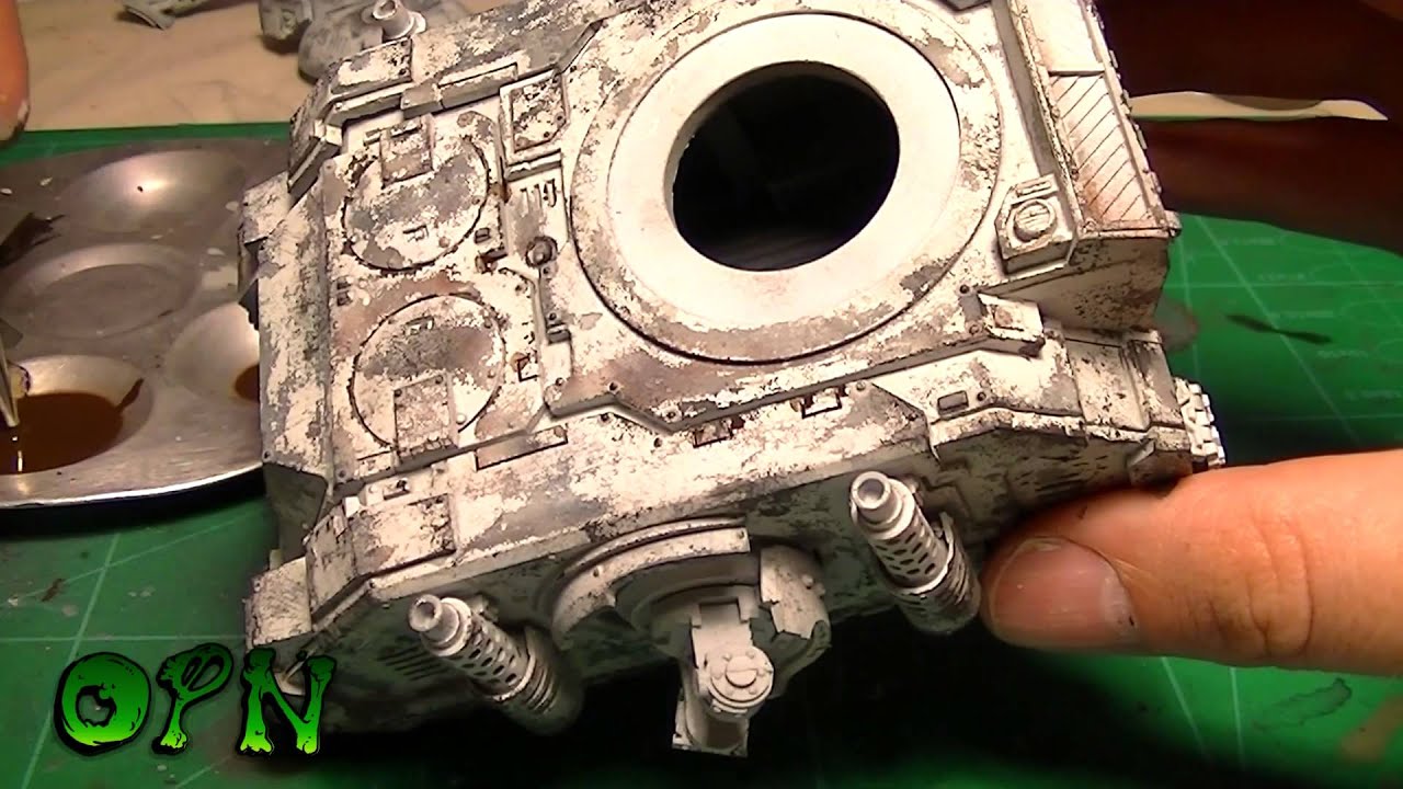 How to paint a weathered tank part 2