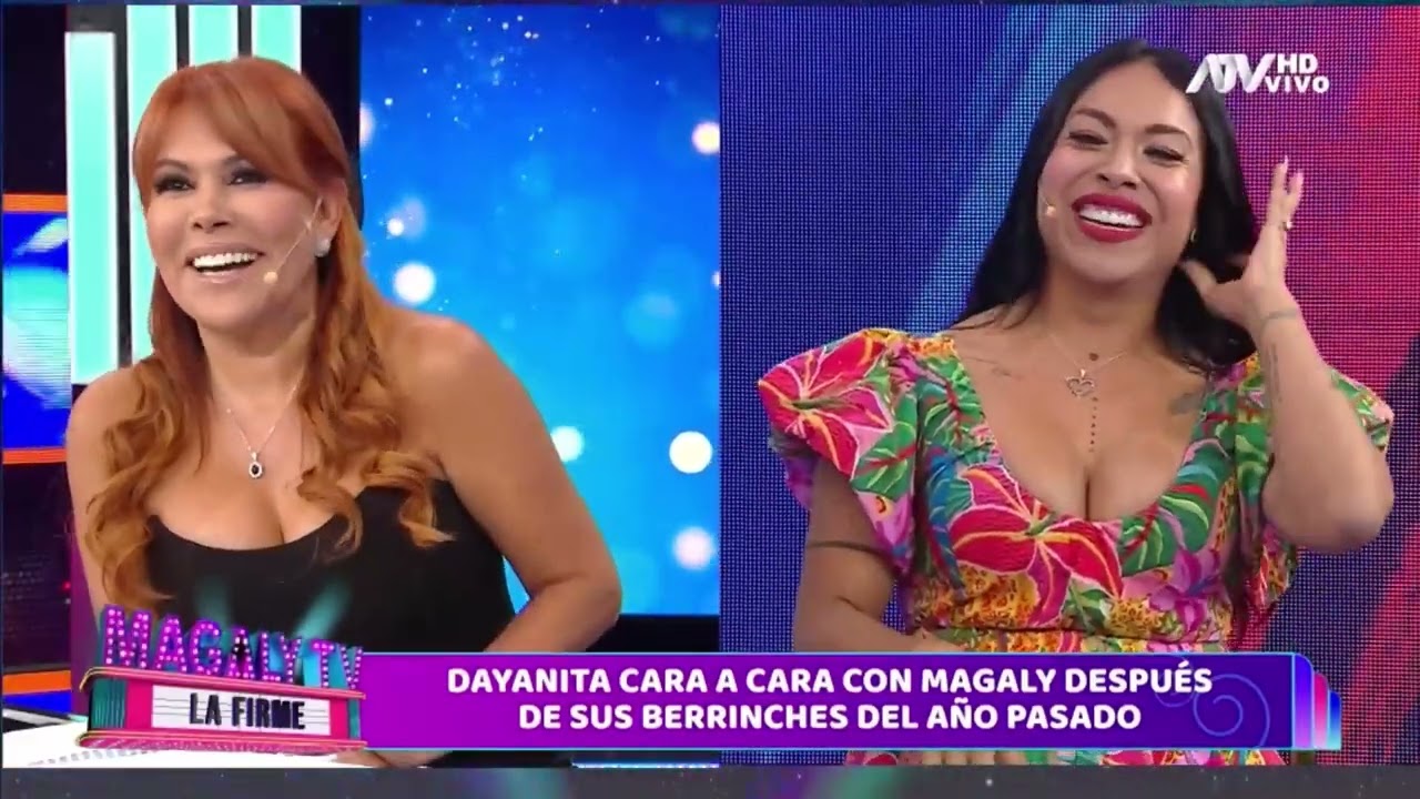 DAYANITA CARA A CARA CON MAGALY DESPUÉS DE SUS BERRINCHES DEL AÑO PASADO