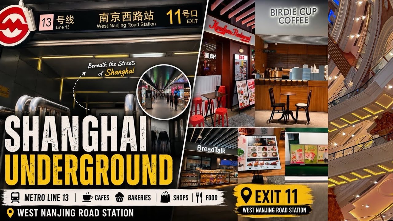 Shanghai Underground Market Walk | China |