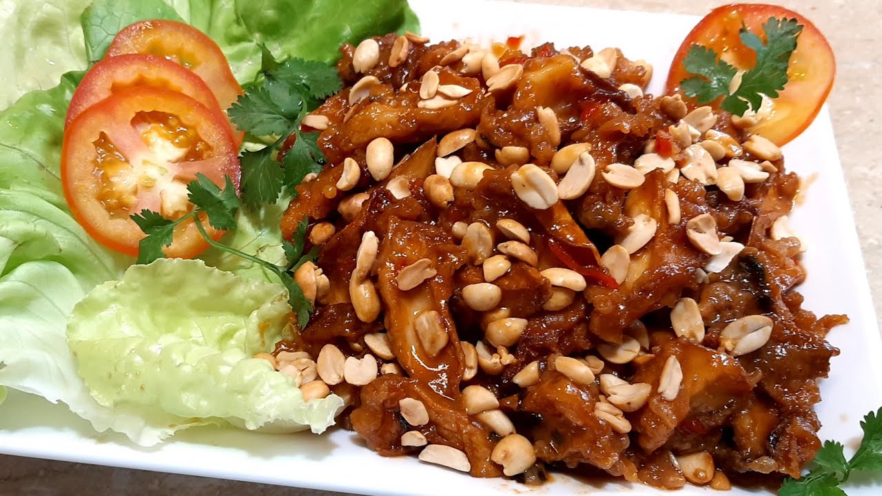 Chia Sẻ ;,NẤM ĐÙI GÀ  RIM ME  Chay ,Dai giòn , thơm ngon ,lạ miệng /Món Chay Ngon
