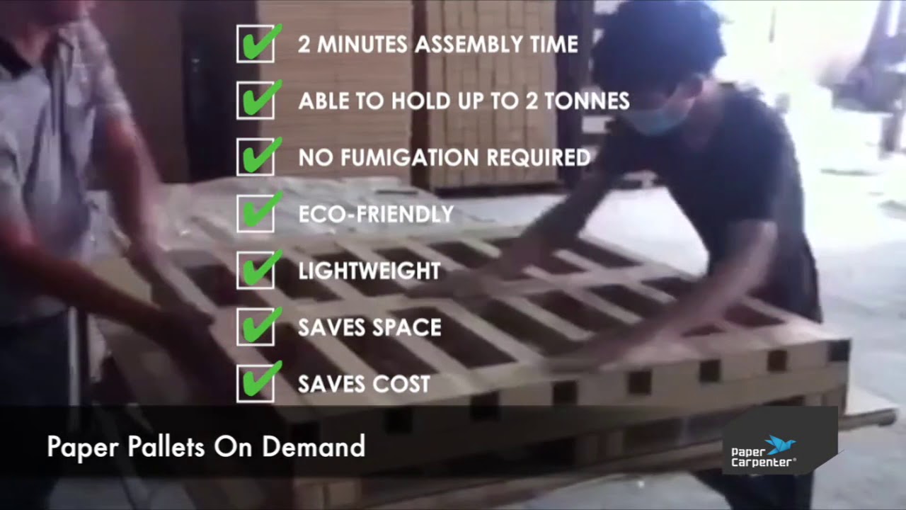 Paper Pallet on Demand | Paper Carpenter