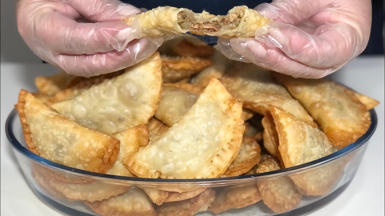 Pastelzinho frito gastando quase nada UMA DELÍCIA