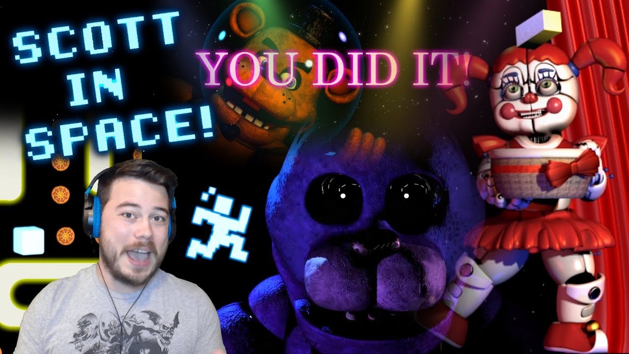 Scott in Space! - FNAF Anniversary Game (ALL ENDINGS + EXTRAS)