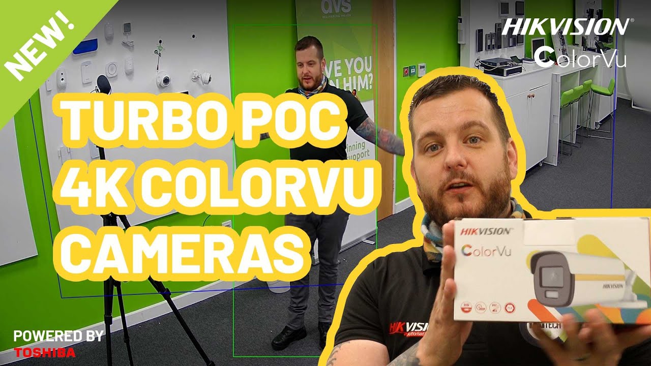 NEW HIKVISION TURBO POC 4K COLORVU RANGE