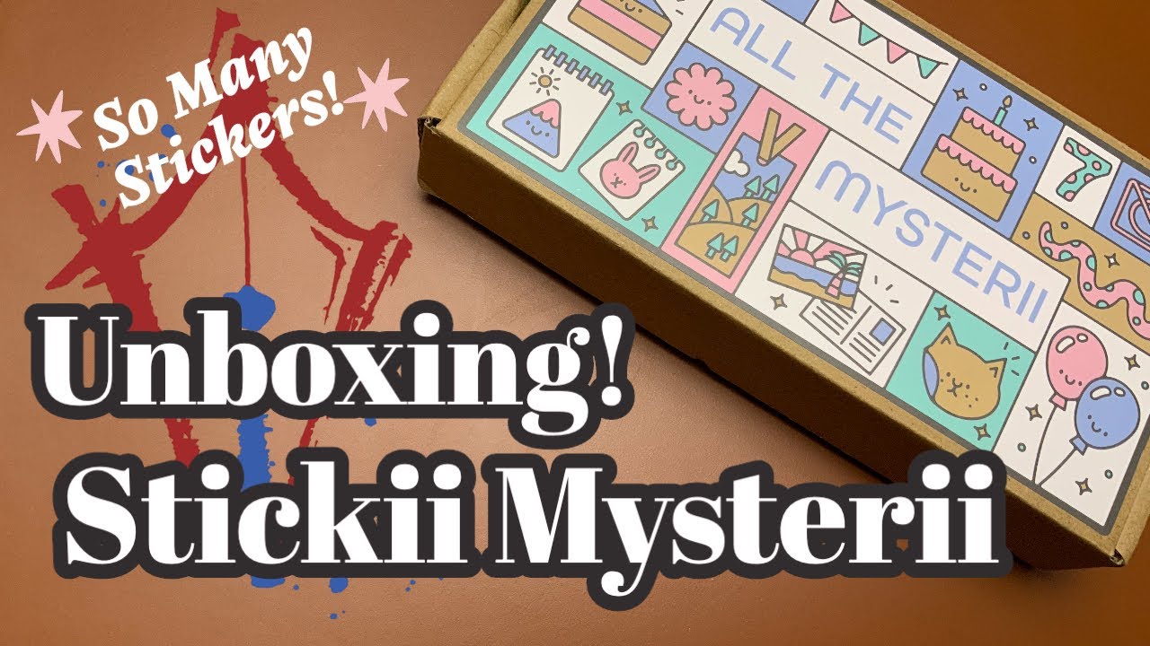 Stickii Club All the Mysterii Pack Unboxing!