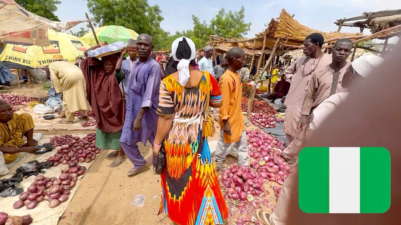 THE BIGGEST MARKET IN NORTHERN NIGERIA| Cost of Living in North Nigeria, Wholesale Fresh Food Market