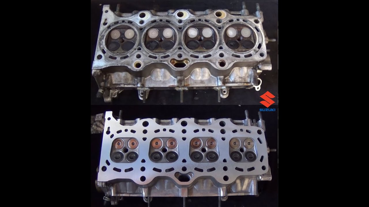 Suzuki Ignis, Wagon R+, Swift M13A Hengerfej fel&uacute;j&iacute;t&aacute;s Nyom&aacute;spr&oacute;ba Cylinder head  Zylinderkopf