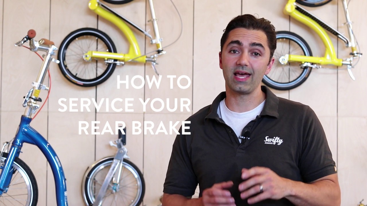 Scooter repair: How to service your SwiftyONE rear brake