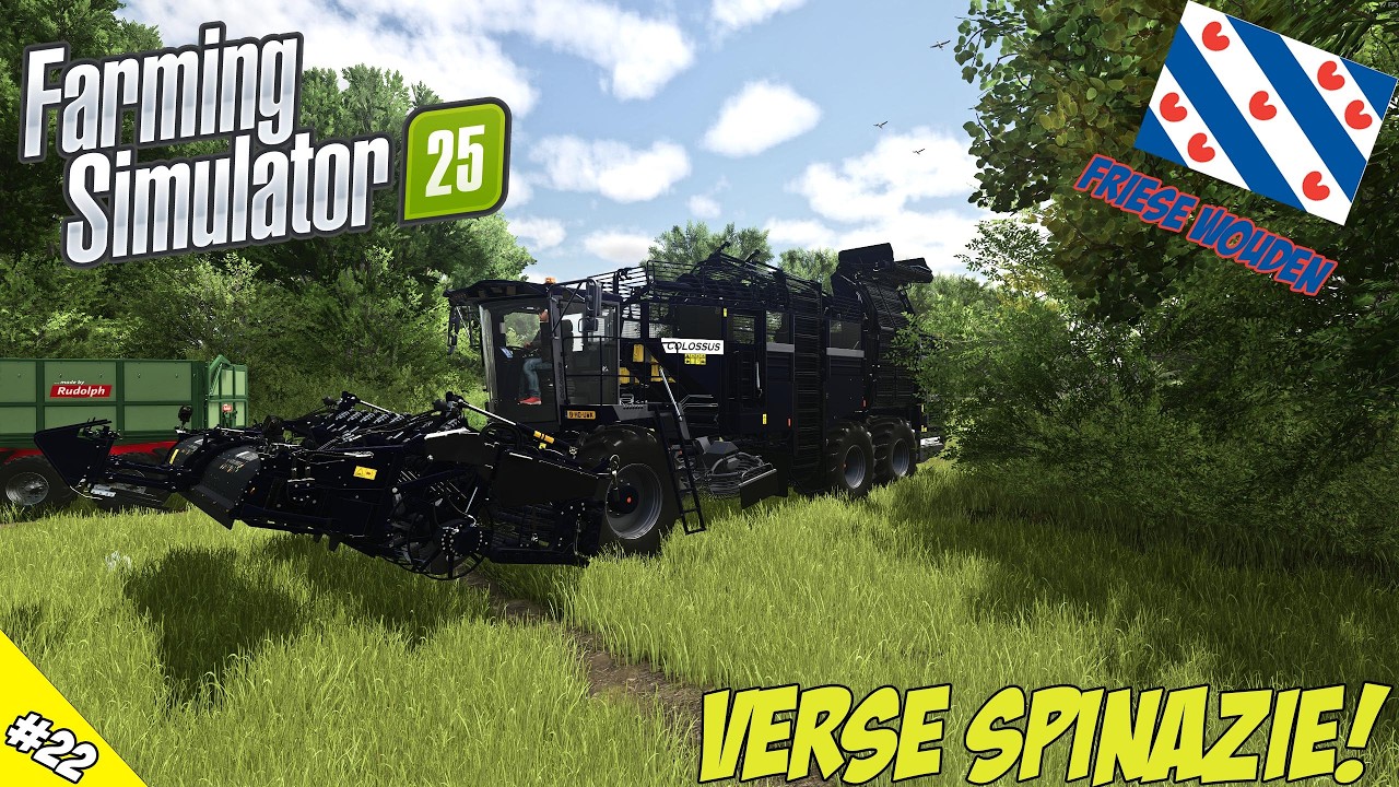 'VERSE SPINAZIE OOGSTEN!' Farming Simulator 25 Friese Wouden #22