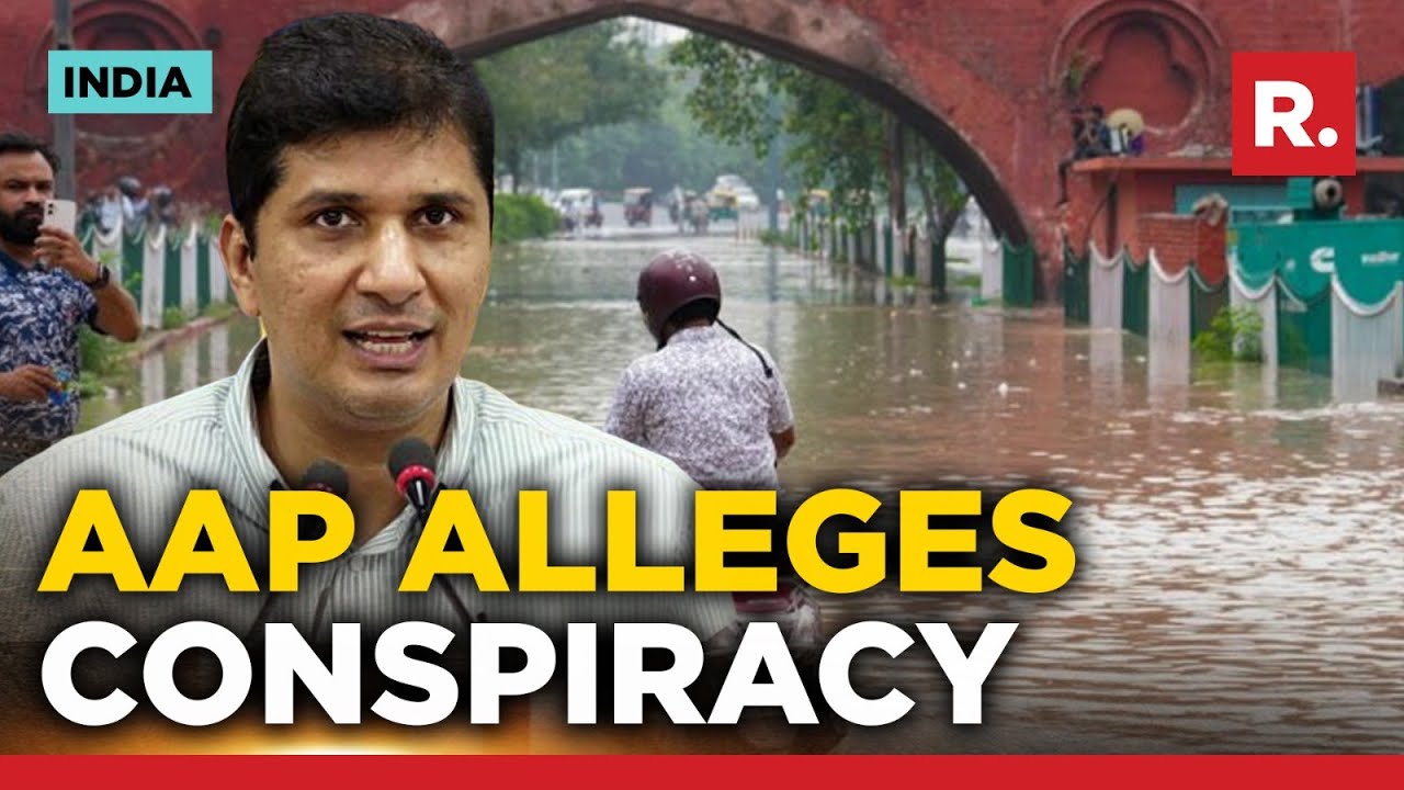 'It is a Conspiracy by BJP To Flood Delhi,' Claims AAP Leader Saurabh Bharadwaj