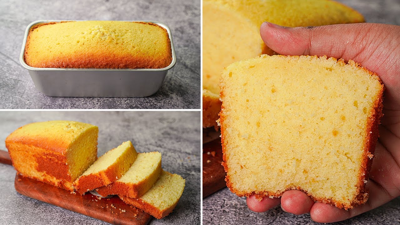 Basic Plain & Soft Vanilla Sponge Cake Recipe Without Oven | Yummy