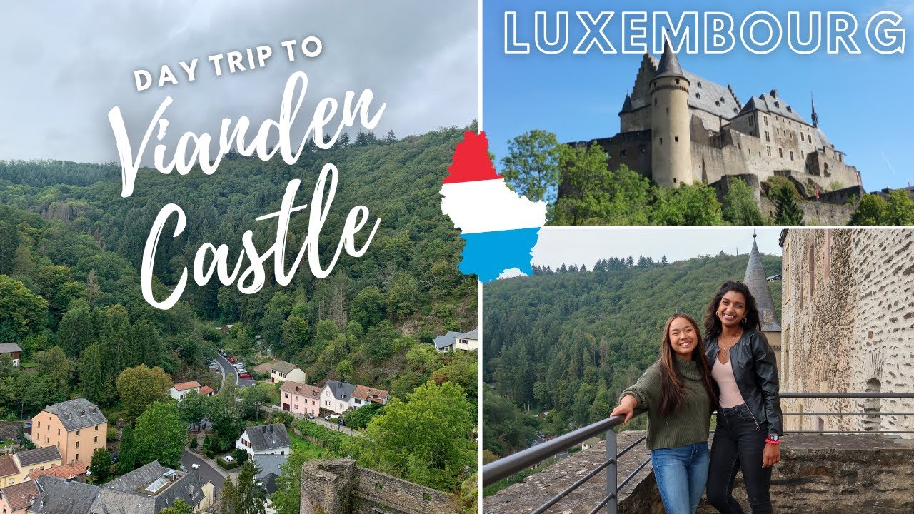 🇱🇺 DAY TRIP TO VIANDEN CASTLE, LUXEMBOURG | charming city, wine tasting + cheap food! 🇱🇺
