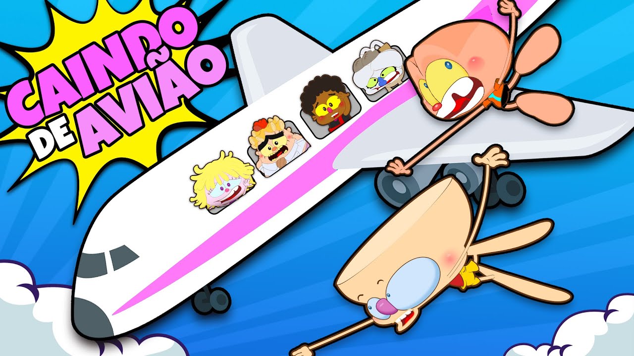 Mongo e Drongo CAINDO DE AVIÃO!!! 😨 - Desenho Animado