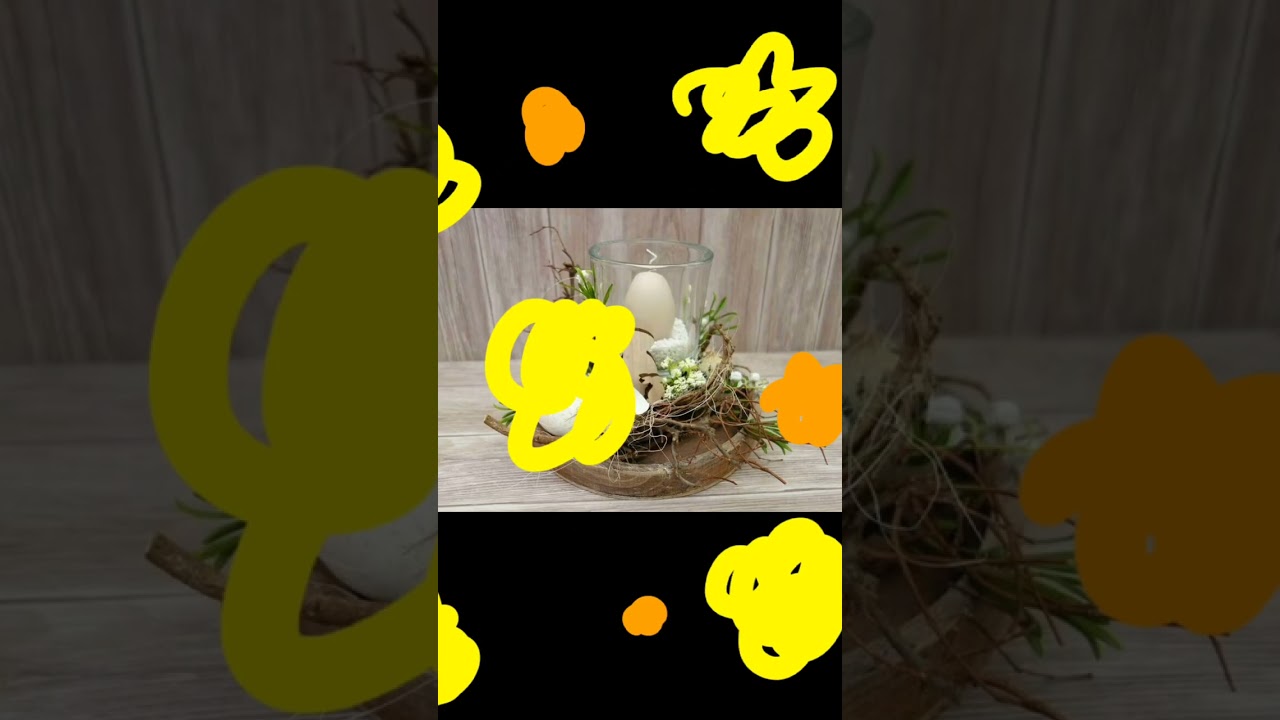 100 Different Spring Easter Big Egg wood slice Centerpiece Ideas #diy #decoration #interior 