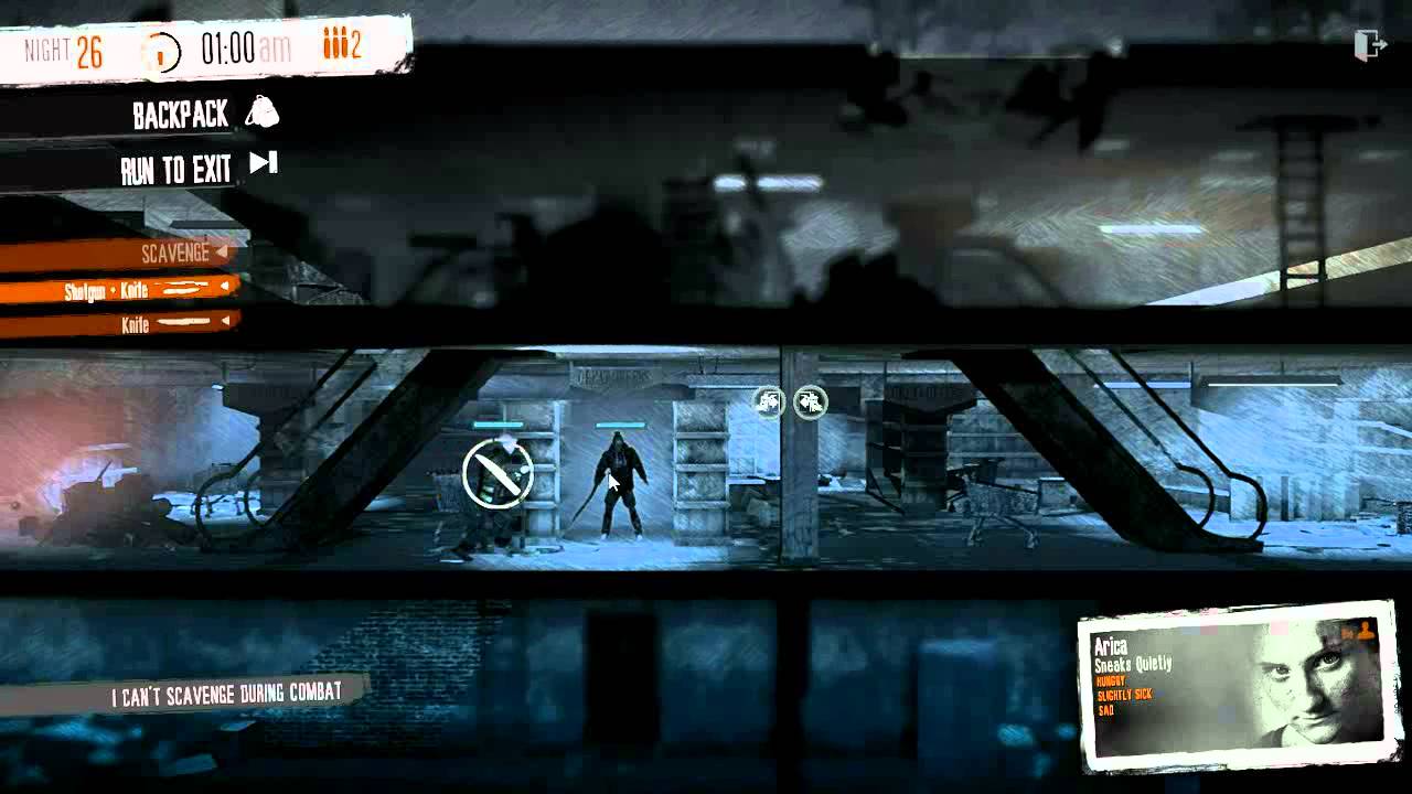This War of Mine - Supermarket - How to kill the Scavengers