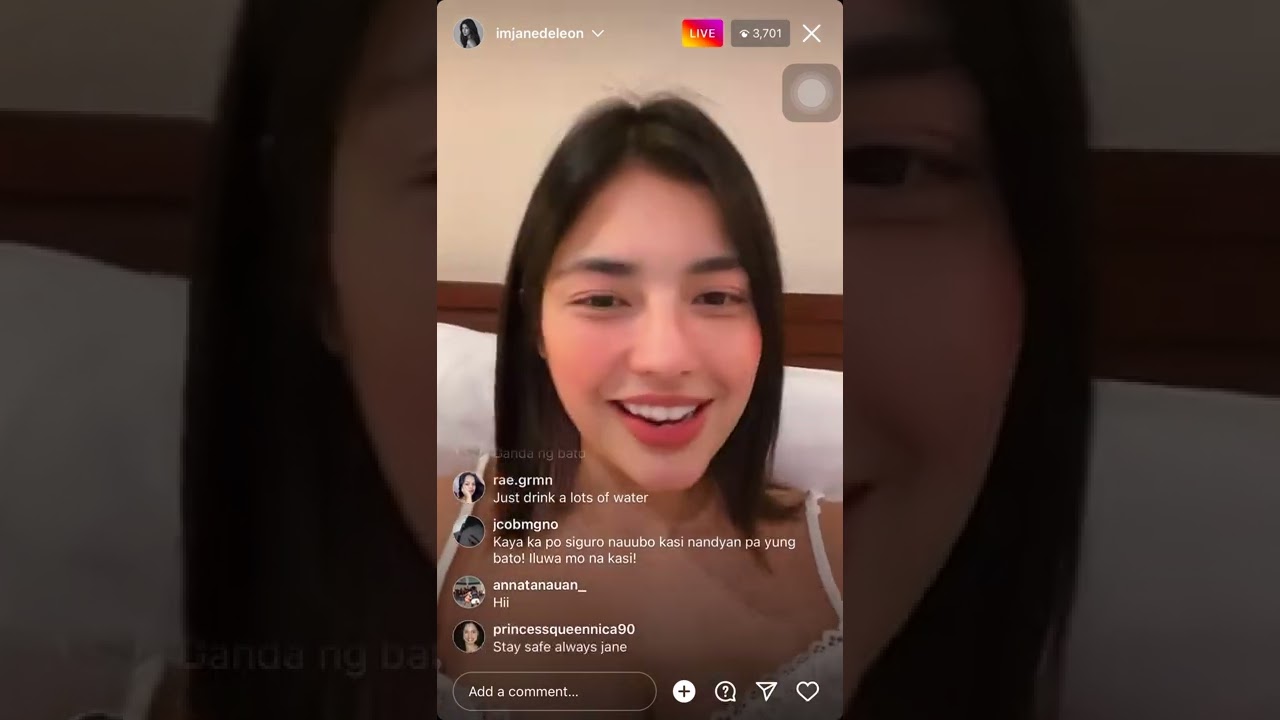 DARNA JANE DE LEON IG LIVE AUG 20 2020