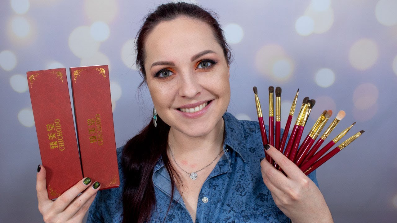 Test 12 chińskich pędzli do oczu Chichodo za 370 zł 😱 Najdroższe pędzle z Aliexpress jakie miałam!