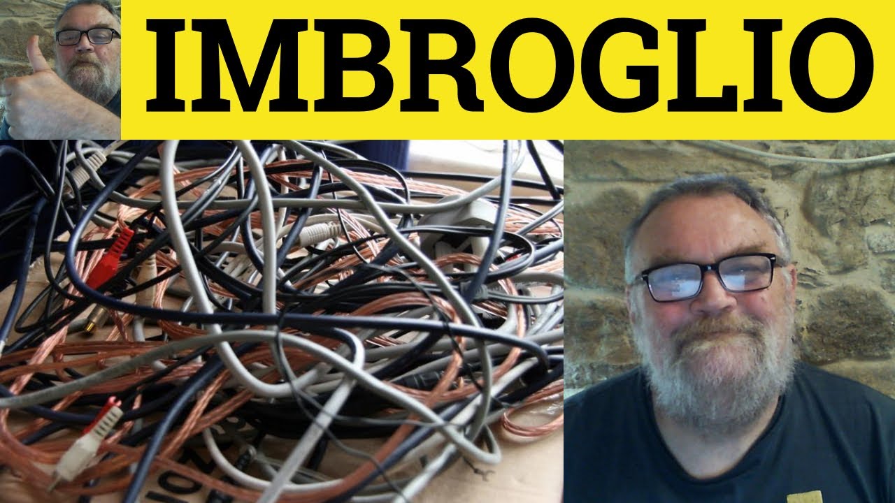 🔵 Imbroglio Embroil - Imbroglio Meaning - Embroil Examples - Imbroglio Pronunciation - C2 Vocabulary