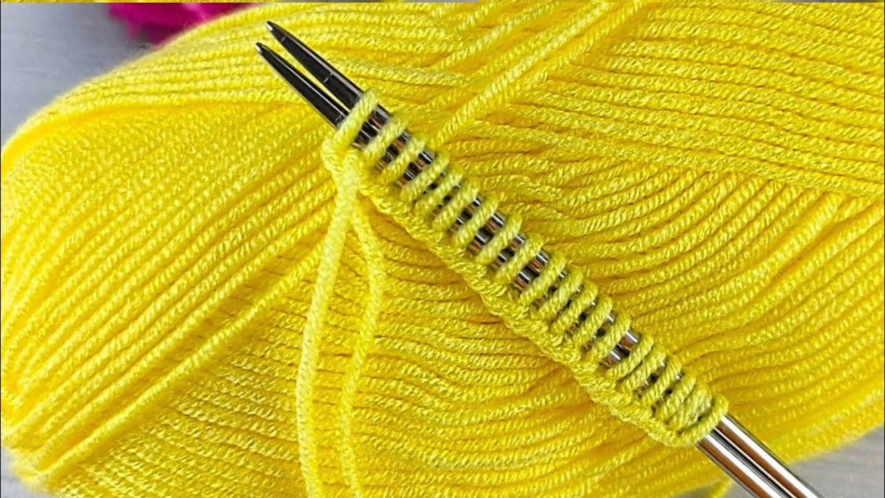 ✨🧶Wow! An old knitting pattern very easy of my grandmother's, always attracts a lot of attention