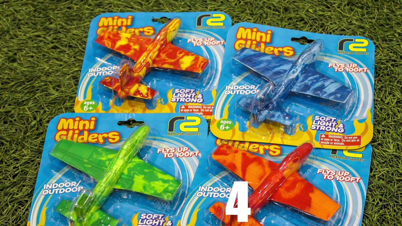Airplane Toy Foam Glider Plane for Kids: Best Outdoor Toys for Boys & Girls All Ages