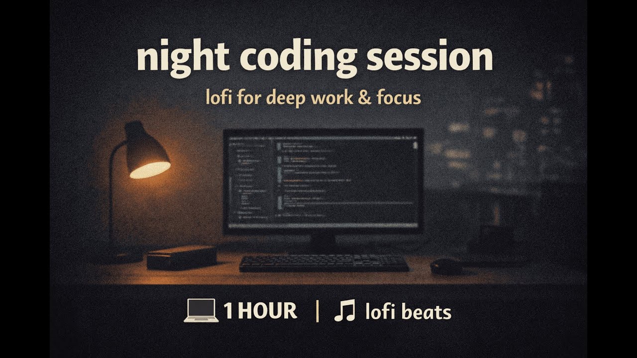 night coding session 💻 | 30 min lo-fi for deep work & focus
