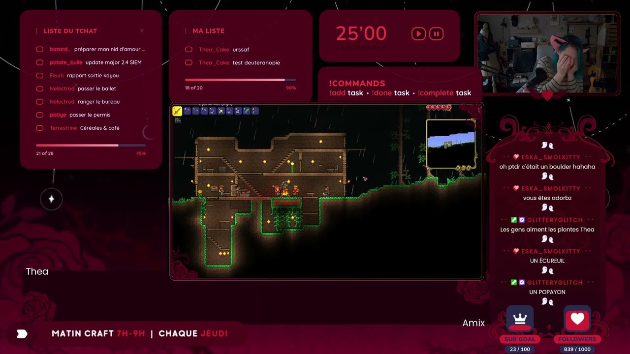 TheaDHD | #thea_cake #Eben_Stream et Cendre sur #Twitch