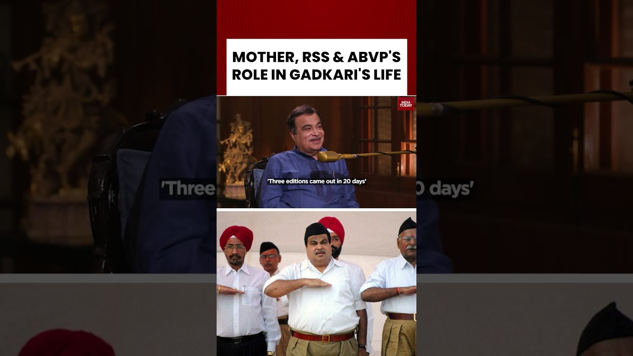 Nitin Gadkari Speaks on Mother, RSS, and ABVP's Role in His Life | UnPolitics Podcast | #shorts