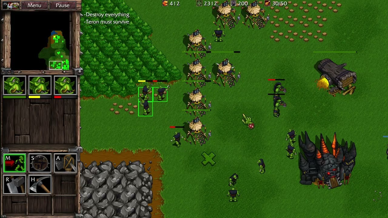 Warcraft 2 Remaster BtDP - Orc 6: New Stormwind (Daife difficulty)