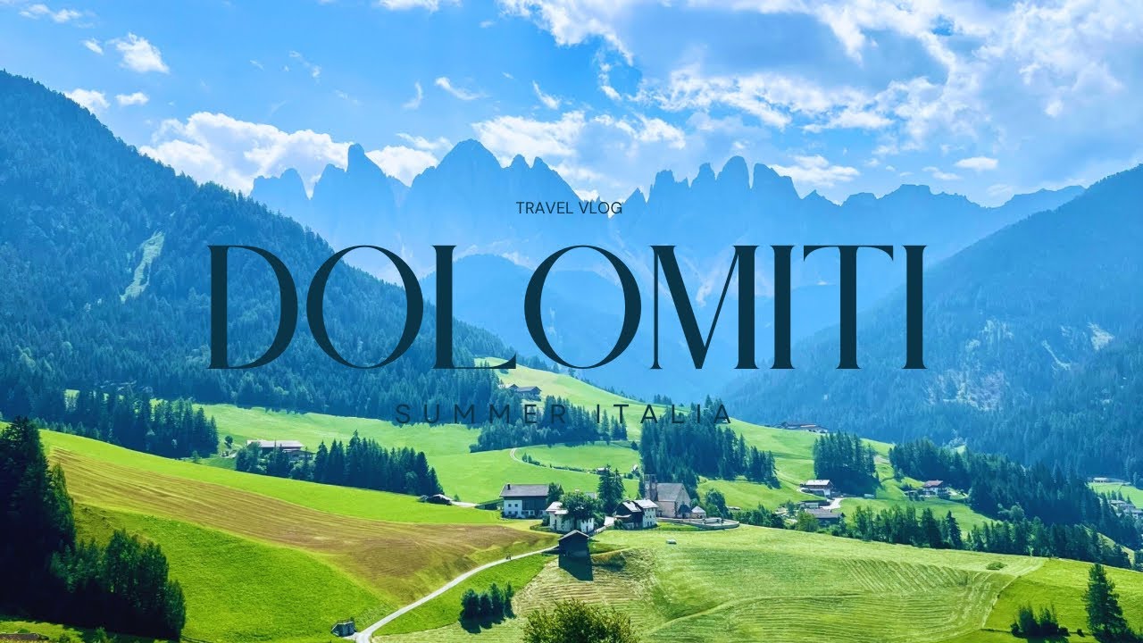 #7　イタリア旅行 ついにドロミテ Dolomitiへ｜大自然に包まれて過ごす幸せな時間｜絶景に出会う旅