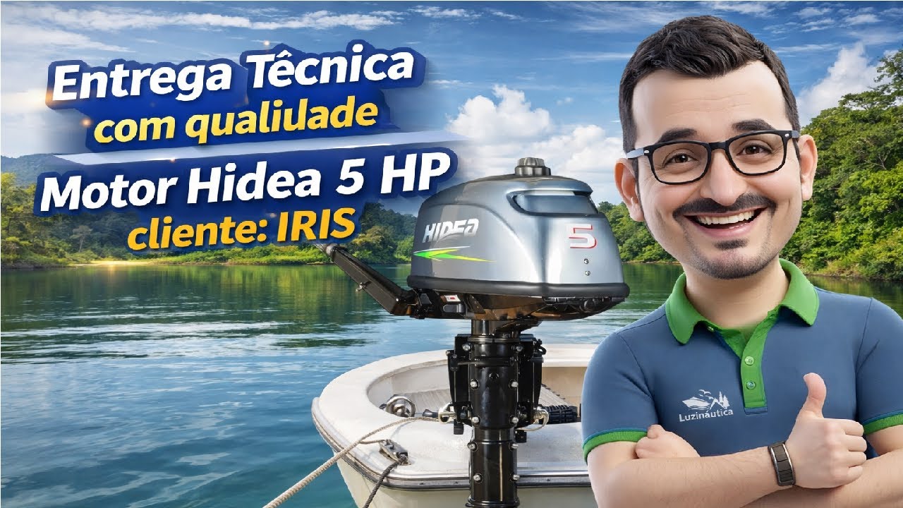 Entrega Técnica com qualidade Motor Hidea 5 HP cliente: IRIS