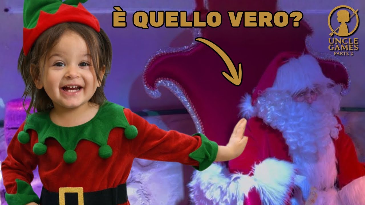 Emma Sees Santa Claus for the First Time! Uncle Games Episode 2