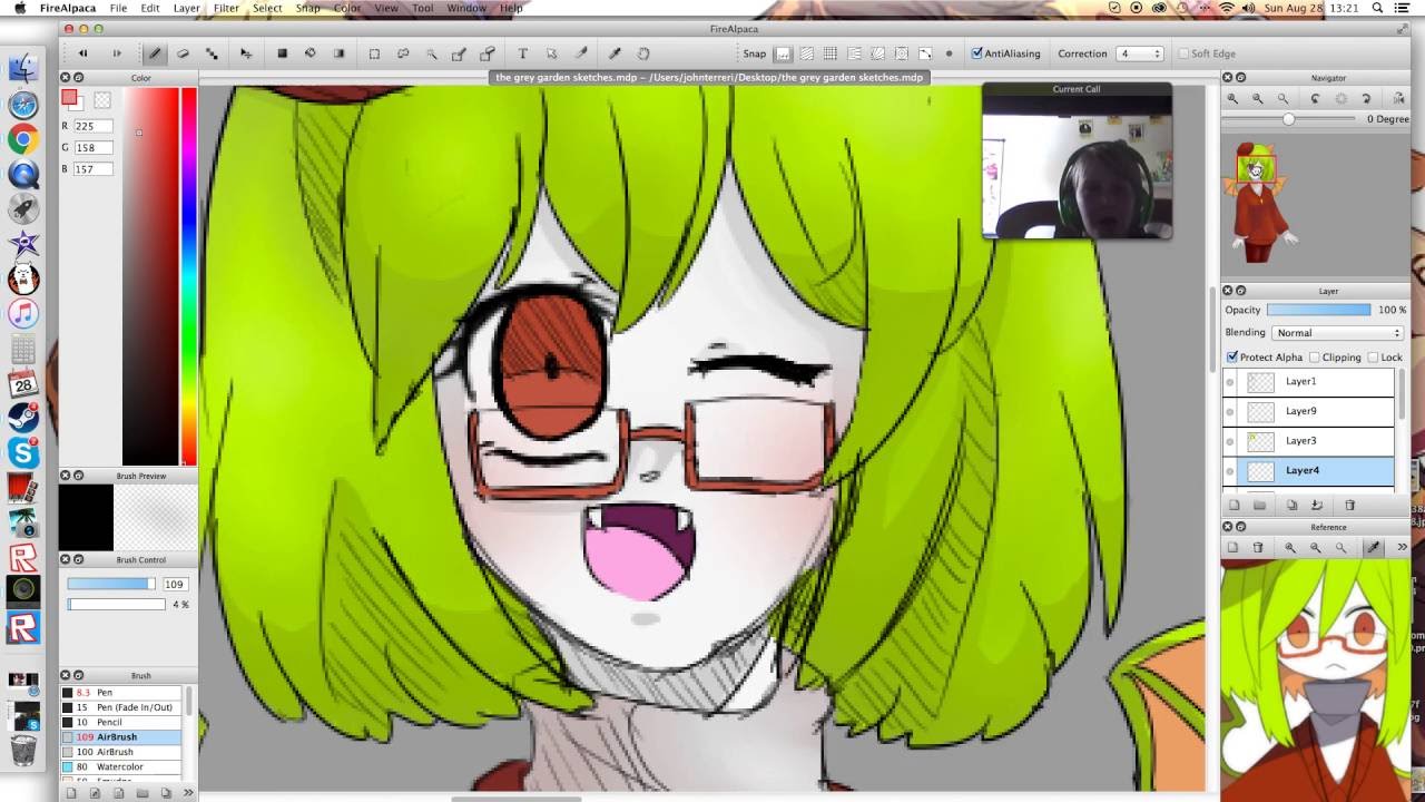 Yosafire speed paint