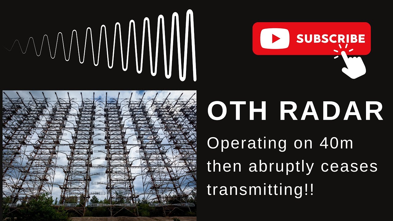📡 OTH Radar wipes out the 40m Amateur Radio band then suddenly stops transmitting 😧👀