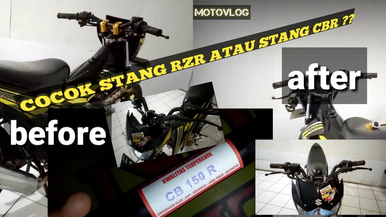 PASANG STANG CB 150 R,RX KING DI SATRIA FU150  kaya apa jadinya?