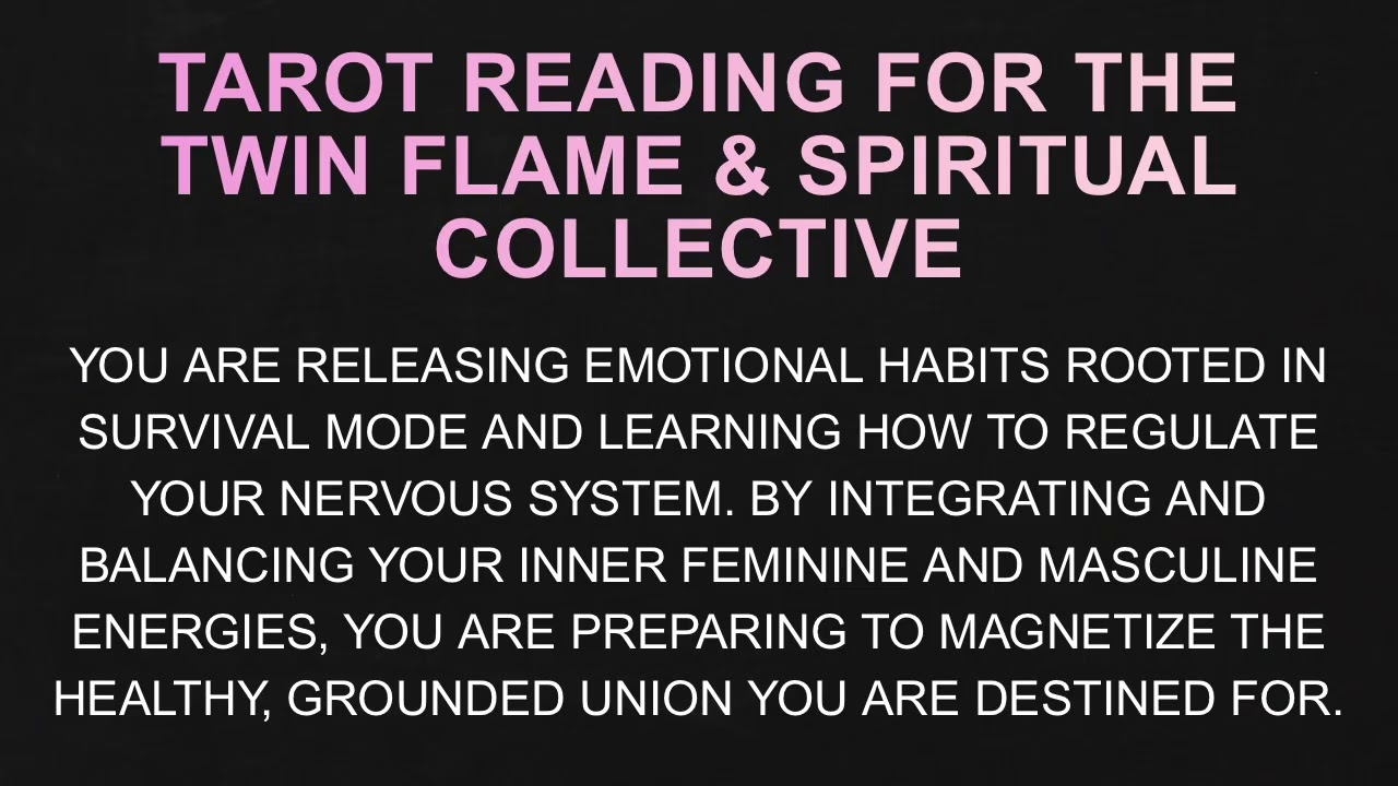Why Emotional Healing Changes Everything | Twin Flame Energy Update & Collective Tarot Reading