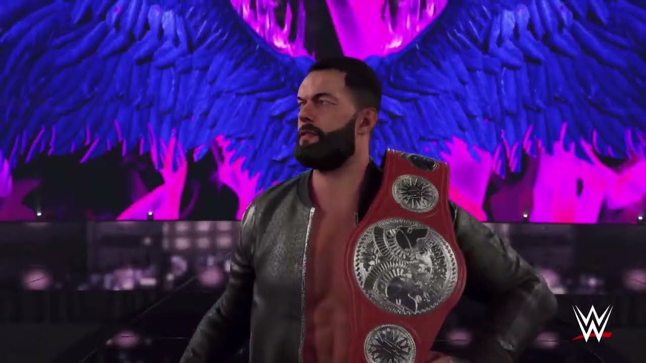 WWE 2K24 FINN BALOR VS. Wolf-Fang ².⁶ he gets his match Live from on SmackDown in game play .