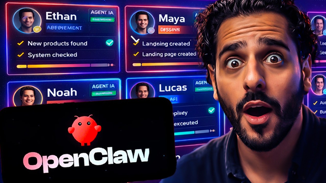 14 Agents IA Travaillent Pour Moi 24h/24 (OpenClaw Me Remplace) | Ecom 100% IA #2