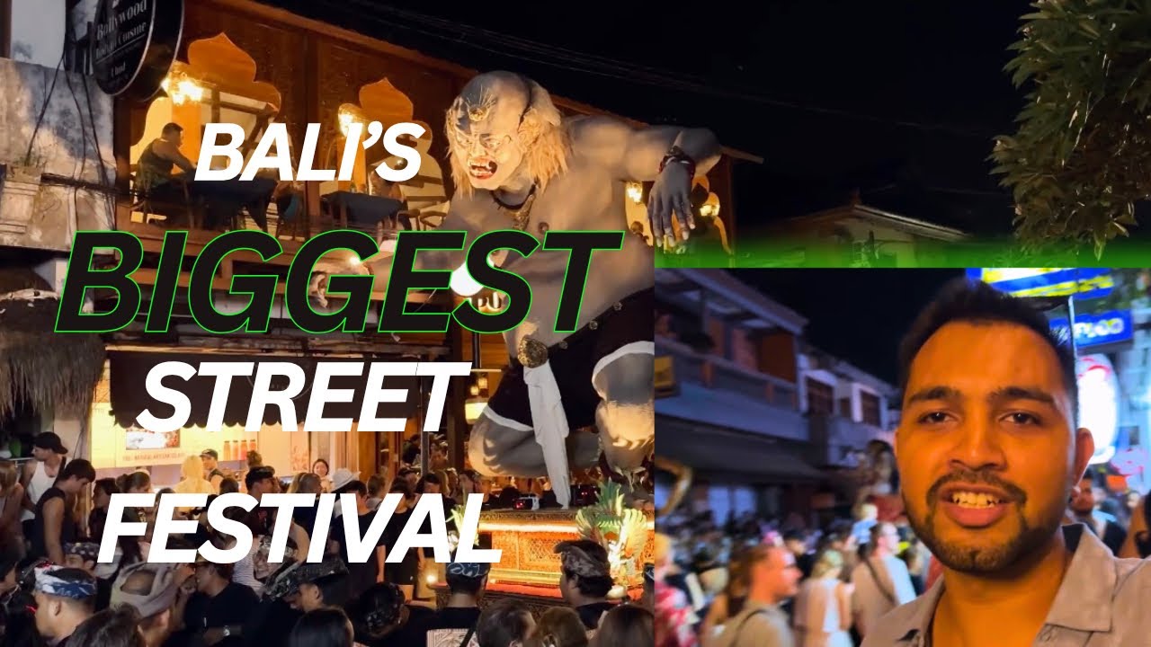 Biggest Street Festival of Bali,Indonesia🇮🇩 || Nyepi Festival 2025