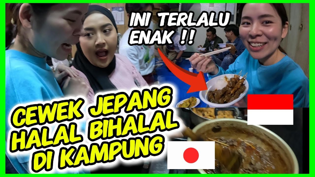 CALON ISTRI MENCOBA MAKANAN INDONESIA PERTAMA KALI DI KAMPUNG!