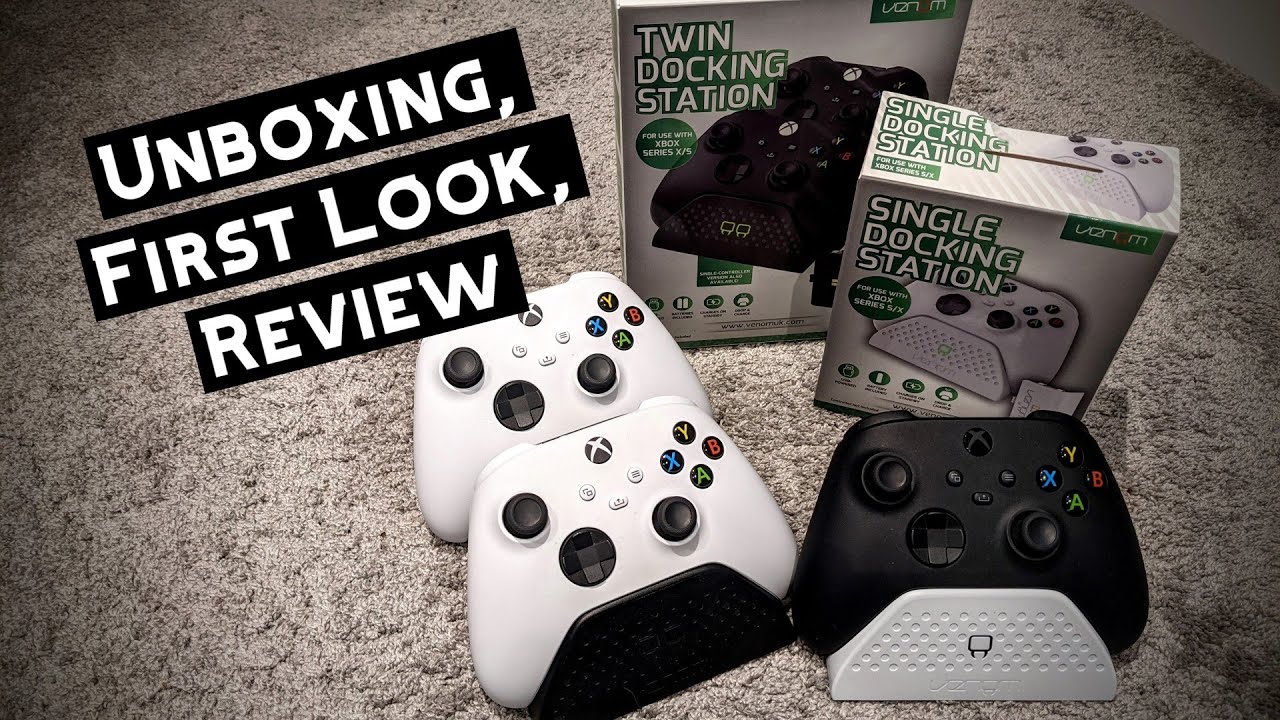 Venom Twin & Single Docking Stations for Xbox Series X|S - Unboxing | First Look | Review