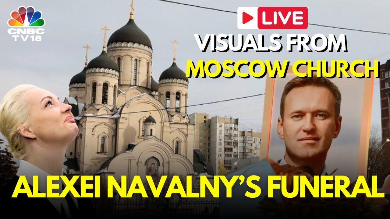 LIVE: Alexei Navalny Farewell Ceremony | Navalny Funeral Service, Moscow | Russia News Live | IN18L