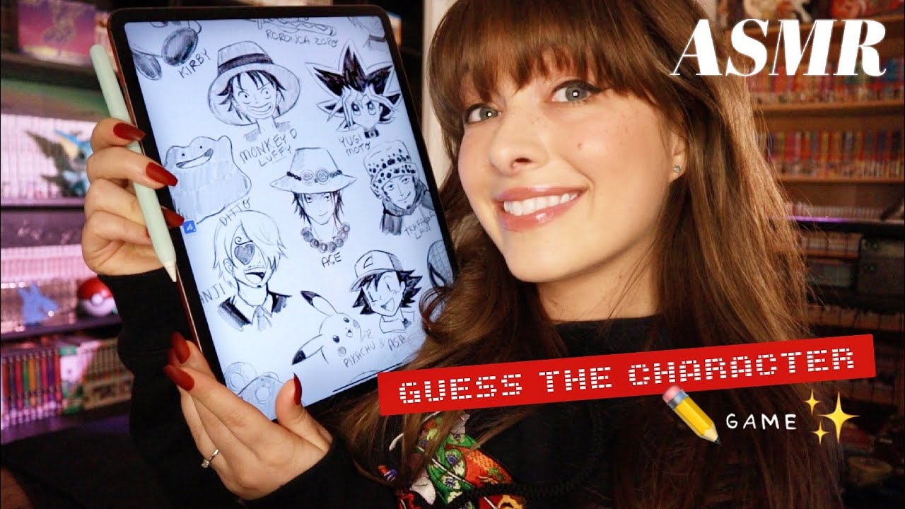 ASMR ✏️ Drawing YOUR Favourite Characters! (𝔾𝔸𝕄𝔼) ~ iPad Sketching & Writing Sounds!