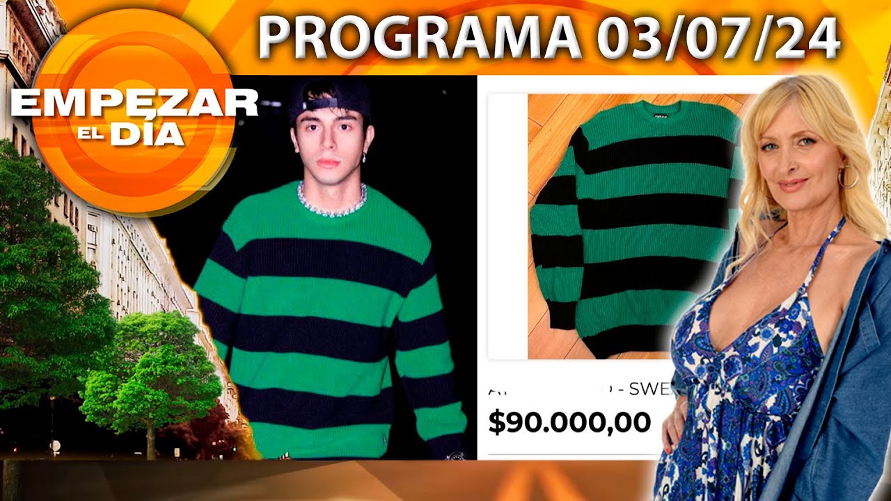 Empezar el día con Yuyito - Programa del 03/07/24 - RUSHERKING VENDE LA ROPA QUE USÓ CON LA CHINA