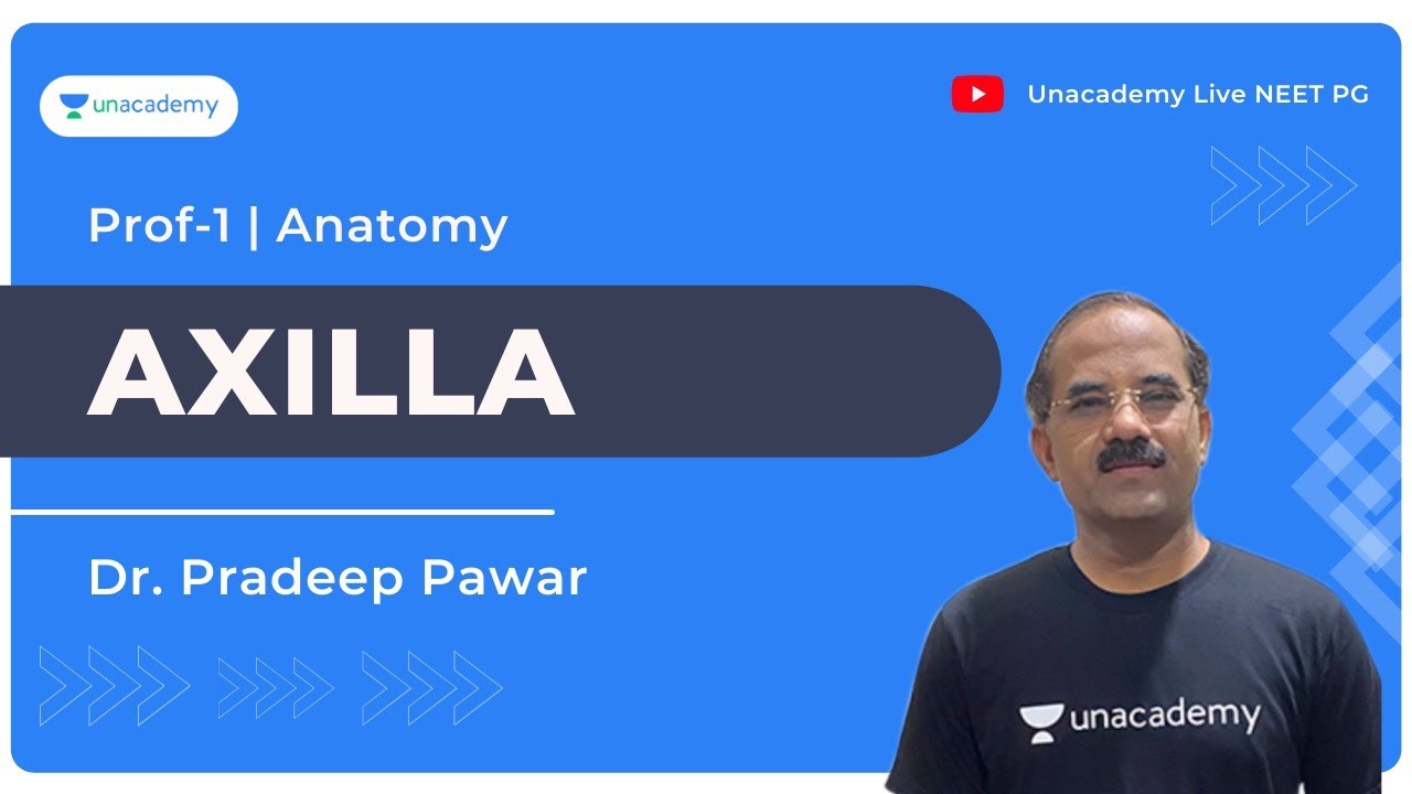 Prof 1 - Anatomy | AXILLA | NEET PG | Dr. Pradeep Pawar