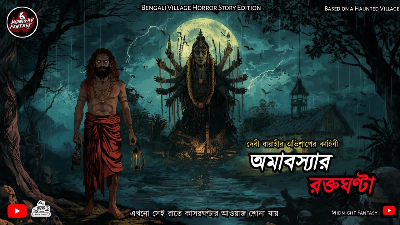 অমাবস্যার রক্তঘণ্টা (গ্রাম বাংলার ভৌতিক কাহিনী) এখনো সেই রাতে কাসর ঘণ্টার আওয়াজ শোনা যায়| Horror 