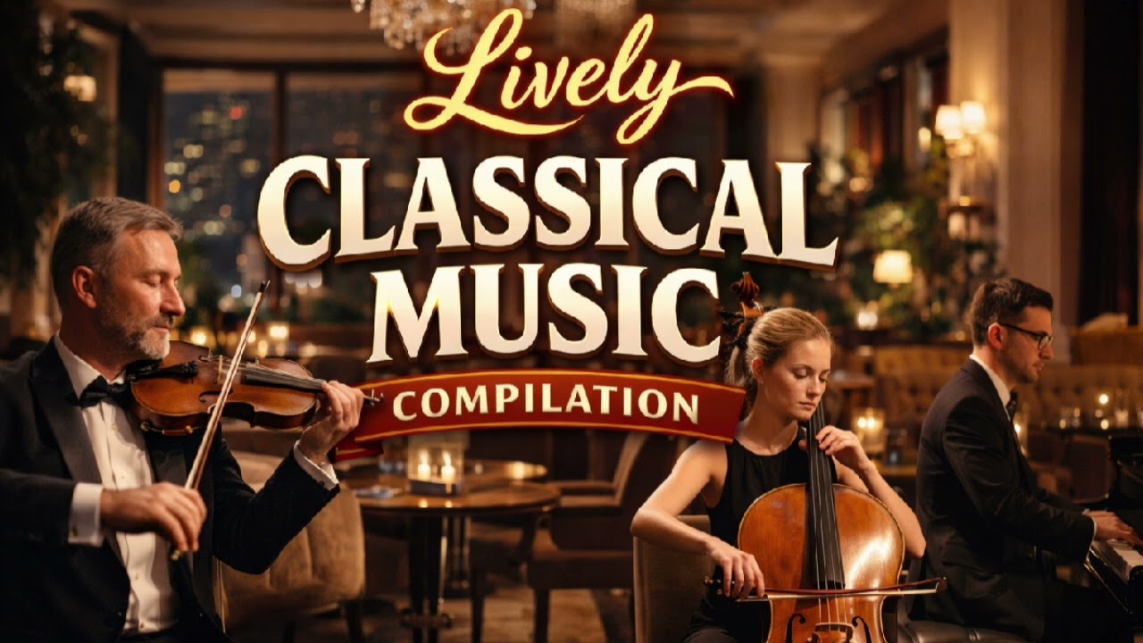 Lively Classical Music Compilation 🎻 Elegant Lounge Classical Music Mix