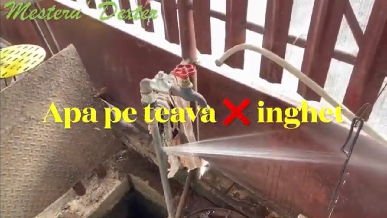 Apa pe teava + inghet = love⁉️