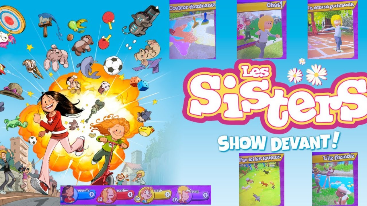 Nintendo switch - Les sisters-show devant-mini jeu